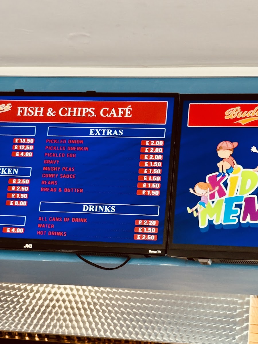 Buddies Fish & Chips Café Menu - Image 6